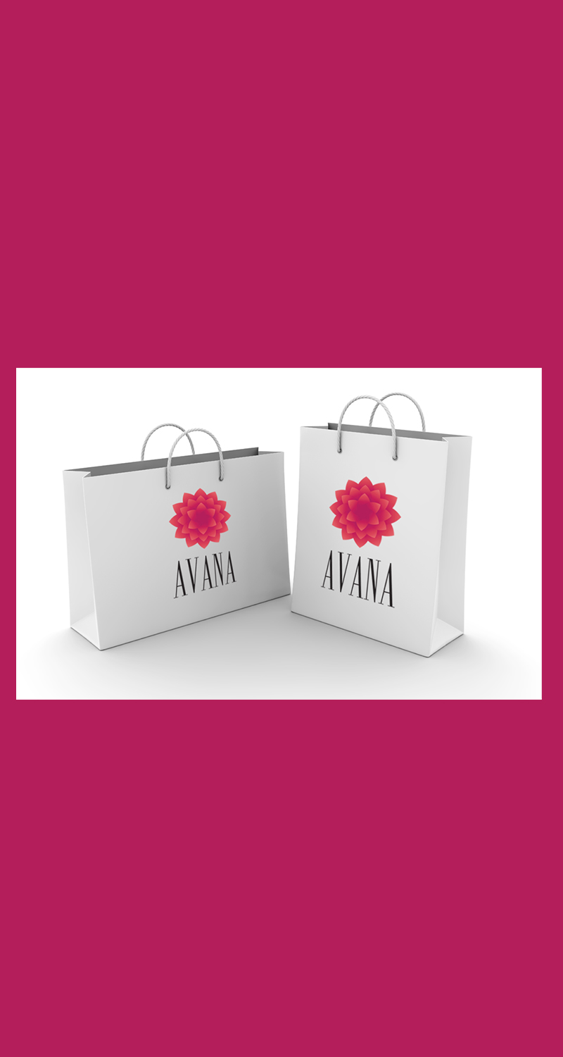 Package Design for Clothing Brand - Avana - Bag and Tag Design
