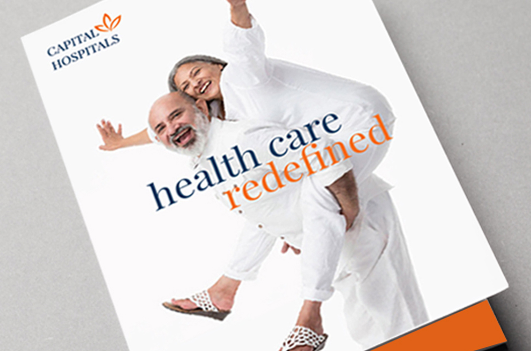 As one of the best healthcare branding agencies in India, provided integrated branding services for Capital Hospitals