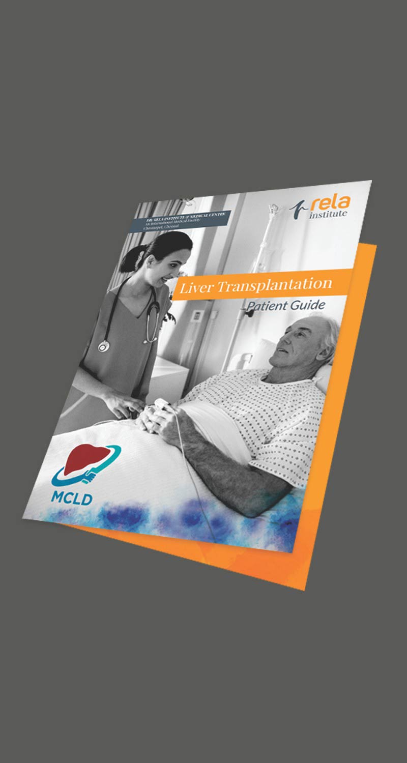 Liver Transplantation Patient Guide - Brochure Design
    