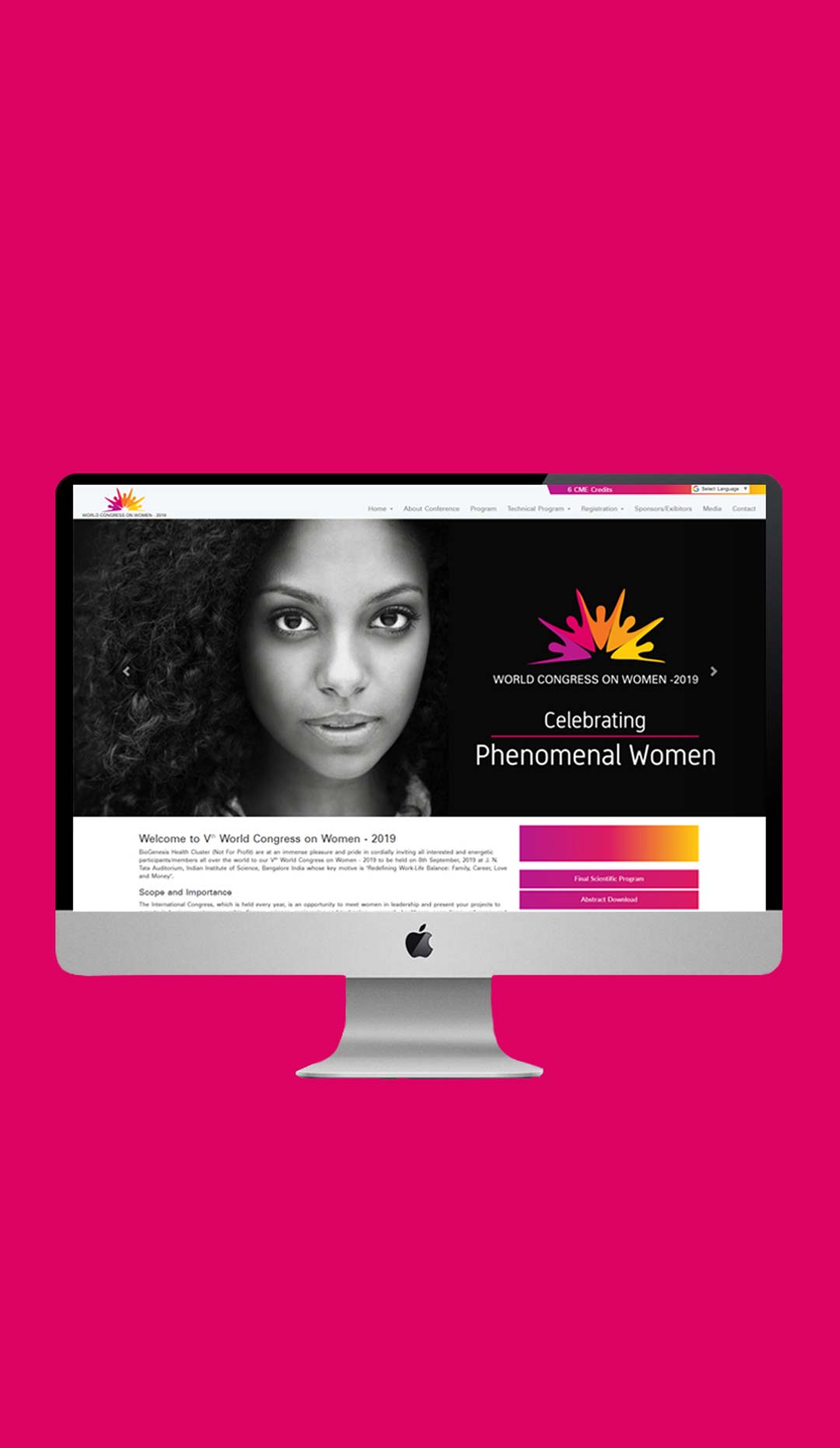 Women Conference Website Design & Development